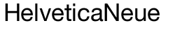 HelveticaNeue